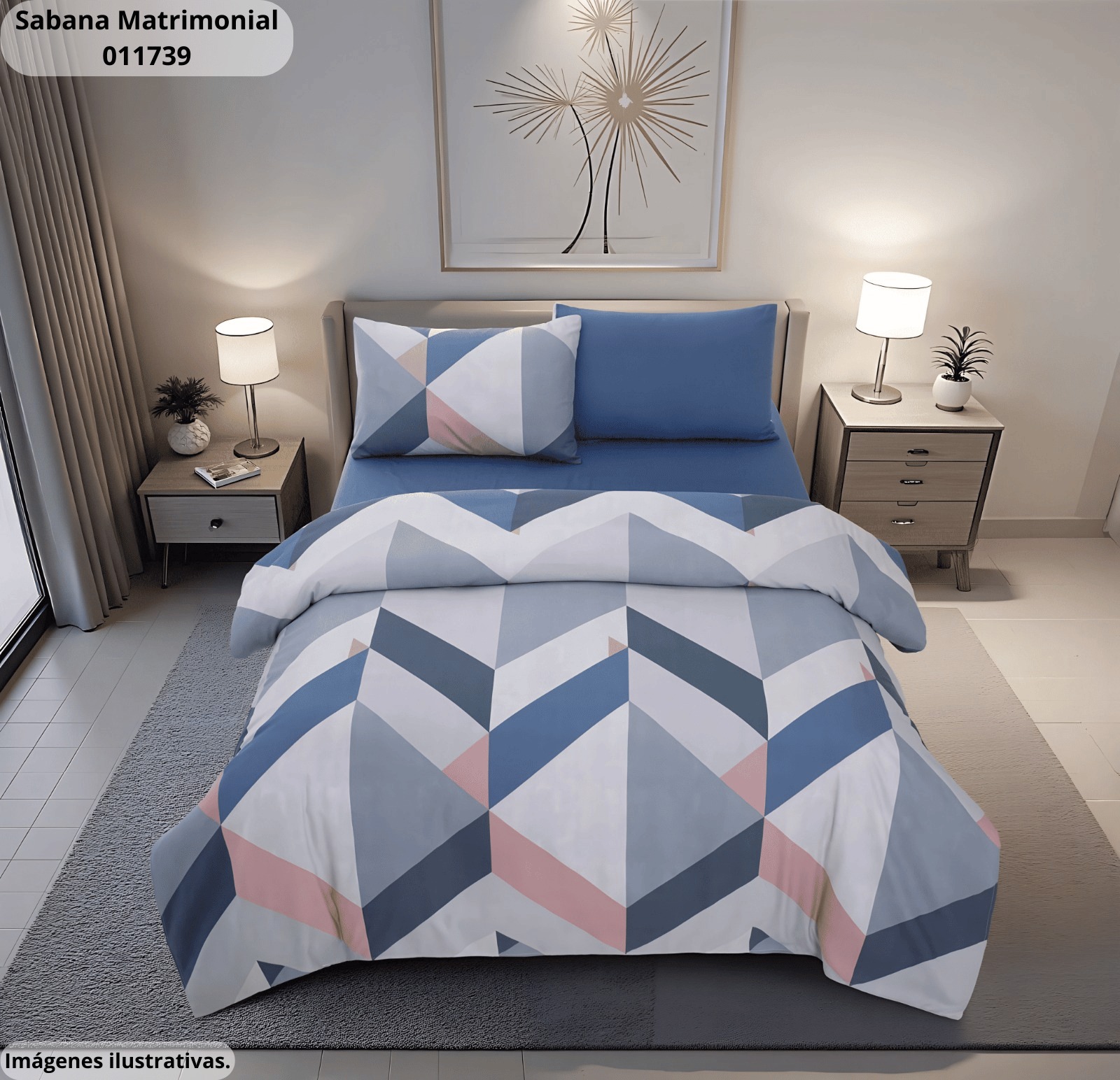 Juego de Sábana Matrimonial TXH